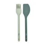 ไม้พายและแปรงซิลิโคน COOK CHARMY CYAN 2 ชิ้น